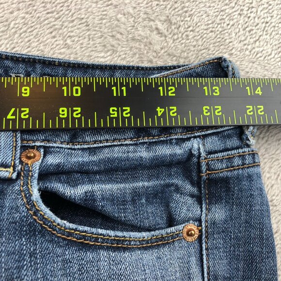 American Eagle Women Jeans Size 0 Stretch Skinny Classic Casual - Picture 5 of 16